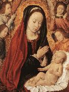 Master of Moulins Madonna and Child Adored by Angels oil painting picture wholesale